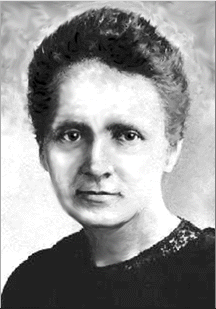 Photograph of Madame Maria Sklodowska Curie